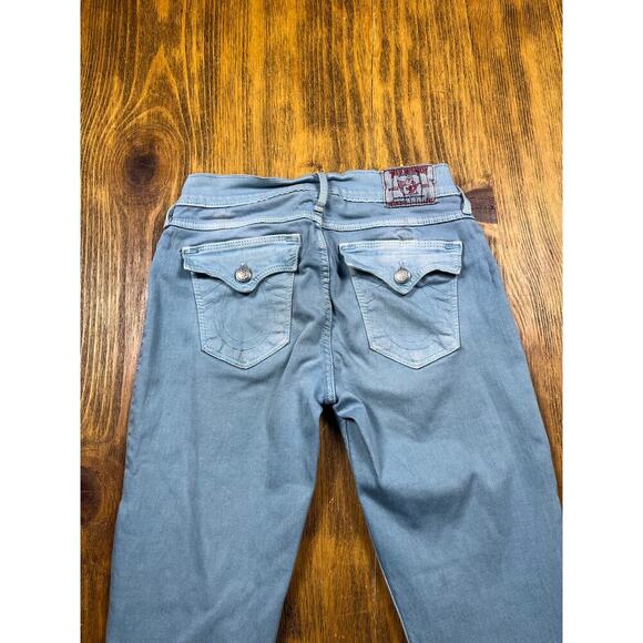 True Religion Y2K Misty Skinny Swarovski Light Wash Jeans - Picture 5 of 9